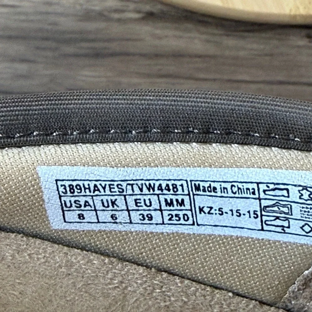 Vionic Hayes Wedge Pump Womens 8 Taupe Suede Floral Orthaheel Arch Support